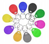 Brelok RFID 125kHz, programowalny wielokrotnego zapisu - 10 szt