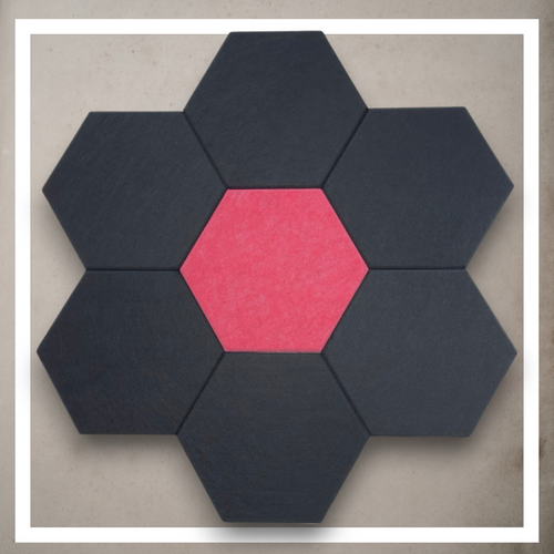 Panele Ścienne Filcowe 3D Heksagon Zagłówek Samoprzylepne Akustyczne Soft na Arena.pl