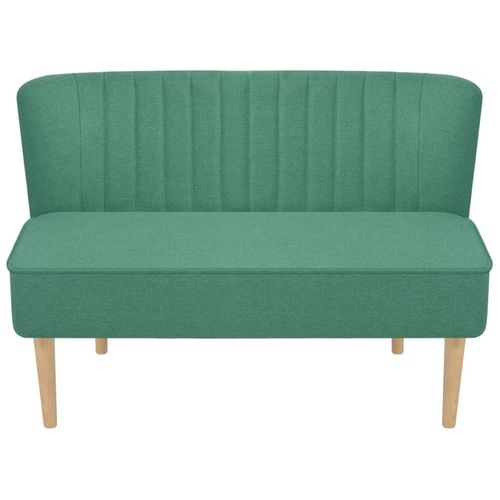 Sofa 117x55,5x77 cm, zielony materiał na Arena.pl