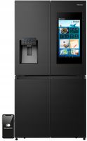 Lodówka HISENSE RQ760N4IFE Side by Side No frost 178.5cm Czarna Kostkarka