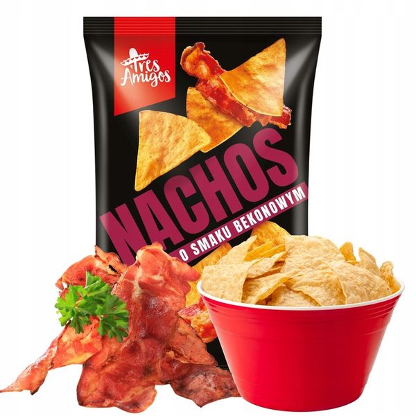 NACHOSY SEROWE BEKONOWE SOLONE PAPRYKOWE SALSA DIP SOS SEROWY POMIDOROWY zdjęcie 6