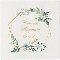 serwetki premium airlaid, komunia, 1/4, 40 x 40 cm 50 szt.