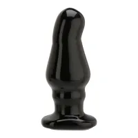 doc johnson trainer tool #5 korek z pvc 10 cm, ergonomiczny, czarny