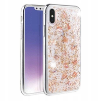 ETUI DO IPHONE XS MAX UNIQ LUMENCE CLEAR RÓŻOWO-ZŁOTY