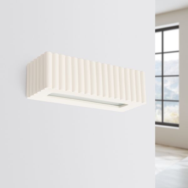 Kinkiet ceramiczny RIGATA beżowy zdjęcie 2