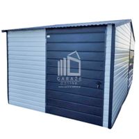 SCHOWEK - DOMEK OGRODOWY 3x3 + wiata dach dwuspadowy ID426 3x3