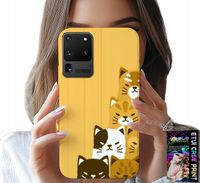 ETUI DO SAMSUNG GALAXY S20 Ultra - LOVE CAT, WZORY Z KOTAMI, CASE + FOLIA