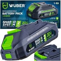 AKUMULATOR BATERIA WUBER SHARE+ SYSTEM LITOWO JONOWY 20 V 2.0 AH WUBER