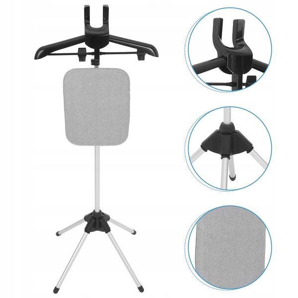 PODRĘCZNY STOJAK NA PAROWNICĘ DO UBRAŃ REGULOWANE AKCESORIA WIESZAK NA zdjęcie 12