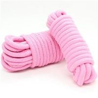 liny bawełniane do wiązania japońskiego toyz4lovers różowe 10m