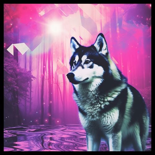 Plakat 40x40cm Wilczy Duch na Arena.pl