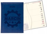 Kalendarz A6 2026 książkowy TYGODNIOWY GRAWER PREZENT PERSONALIZOWANY