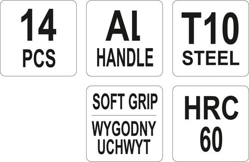 komplet nożyków precyzyjnych - yt-75140 na Arena.pl