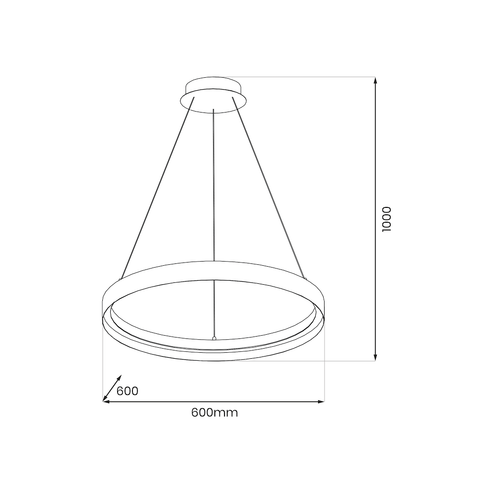 Lampa wisząca ORBITA 52W LED na Arena.pl