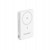 Powerbank Wozinsky 10000 mAh indukcyjny QI2 certyfikowany z podstawką biały