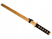 BEZPIECZNY Drewniany Miecz Rekwizyt Dla Rycerza 72 cm KATANA SAMURAJ