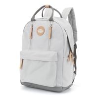 praktyczny plecak na uczelnię w jasnoszarym kolorze - himawari