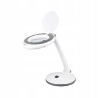 2 x Lampa warsztatowa z lupą kosmetyczna LED 5dpi 6W 6500K regulacja Rebel