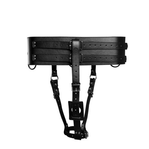 Belt With Vibrator Holder - Black na Arena.pl