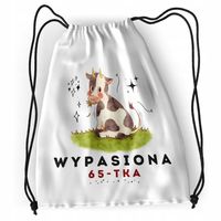 Plecak Urodziny 65 65Te Sportowy Szkolny Worek Z Nadrukiem Ze Zdjęciem