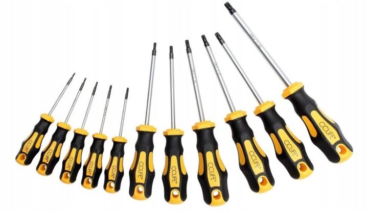 Zestaw śrubokrętów magnetycznych TORX CCLIFE CC5015 11 elementów zdjęcie 5
