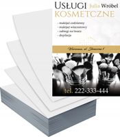 Ulotki A5 1000szt reklamowe firmowe USŁUGI KOSMETYCZNE gotowe wzory