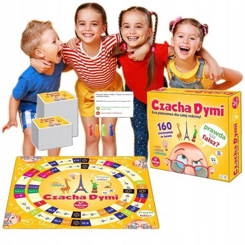 Czacha Dymi Gra Planszowa Dla Dzieci Rodzinna 8+ Kukuryku 62134 na Arena.pl