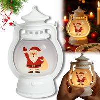 LAMPION LED 12,6 CM DEKORACJA ŚWIĘTY MIKOŁAJ