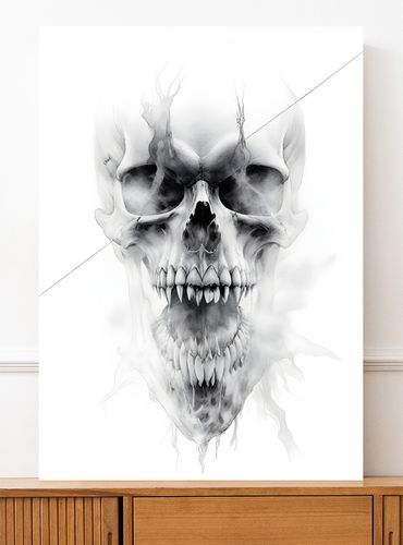 Plakat czaszka szkic 30x40 cm na Arena.pl