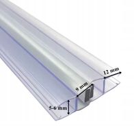 Uszczelka magnetyczna do kabiny prysznicowej 5-6 mm 200 cm 2 m