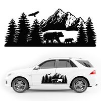 NAKLEJKA NA SAMOCHÓD las KAMPER przyczepę kempingową camper 100 cm