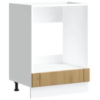 Szafka piekarnikowa „Lucca” Dąb rzemieślniczy Drewno klejone