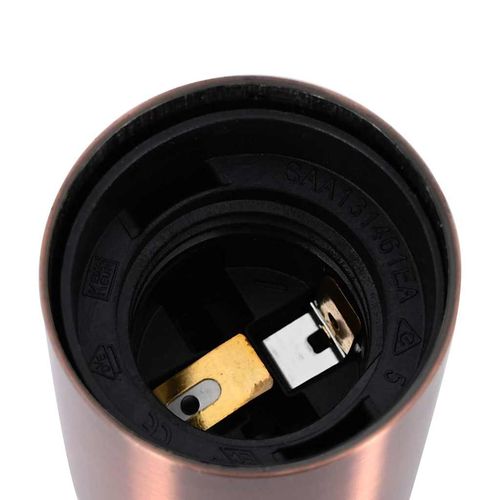 Oprawki do żarówek 2 szt. Czerwony brąz E27 na Arena.pl