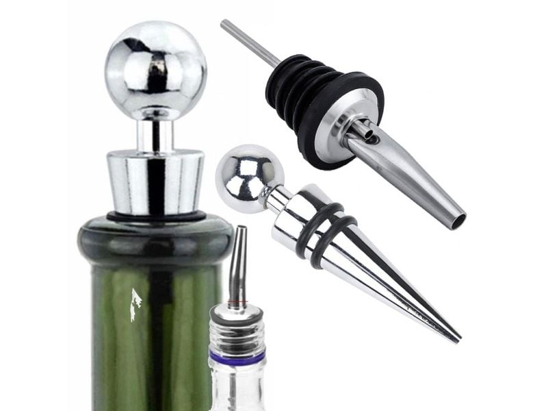 Dozownik nalewak alkoholu +zatyczka korek butelki zdjęcie 1