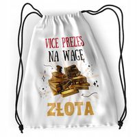Plecak Sportowy Szkolny Vice Prezesa Worek Torba Z Nadrukiem Ze Zdjęciem
