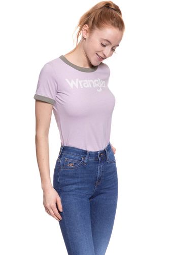 WRANGLER RINGER TEE LAVENDER W7385G2VL S na Arena.pl