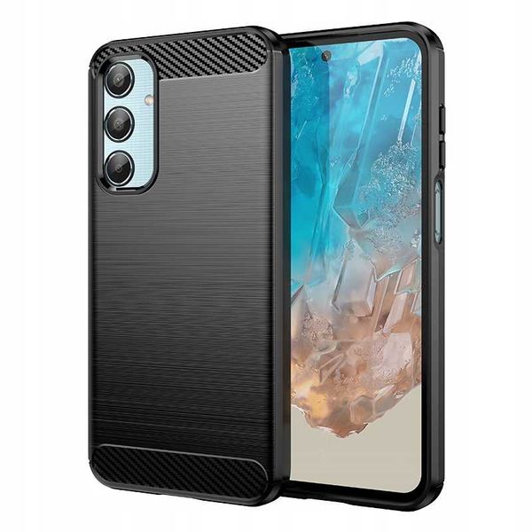 Spacecase Carbon Galaxy M35 5G Black zdjęcie 2