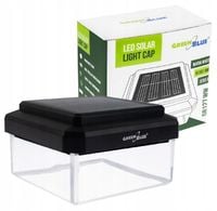 Lampa Solarna LED na Słupek 80x80 mm GB127 WW 3200K Czujnik Zmierzchu