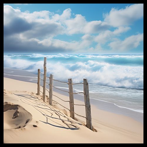 Plakat 60x60cm Szepty Oceanu na Arena.pl