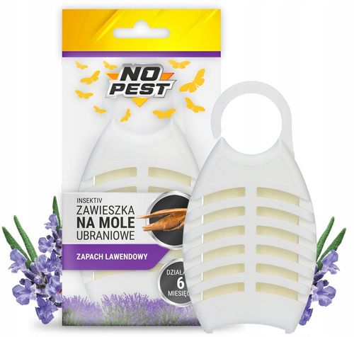 LAWENDOWA ZAWIESZKA ŚRODEK NA MOLE UBRANIOWE ODZIEŻOWE NO PEST (5 SZT) na Arena.pl