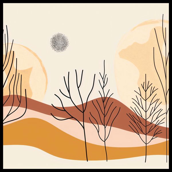 Plakat 80x80cm Wydarta Pustynia zdjęcie 2