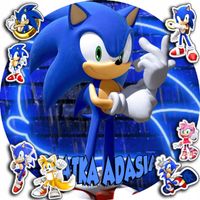 OPŁATEK NA TORT 30CM - SONIC SONIK BAJKA + IMIĘ + GRATIS! 24CM 26CM