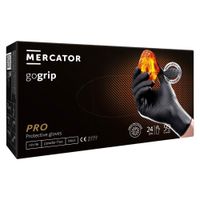 rękawice nitrylowe gogrip xxl mercator 50szt czarn