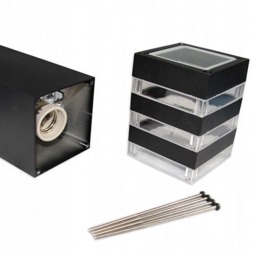 LAMPA OGRODOWA LED SŁUPEK STOJĄCA E27 60cm 2 SZT + STEROWNIK WIFI TUYA na Arena.pl