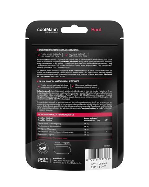 Coolmann Hard - 60 Tablets zdjęcie 2