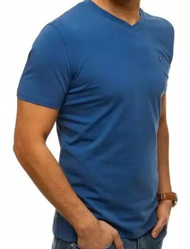 T-shirt męski bluzka koszulka basic męska szpic M na Arena.pl