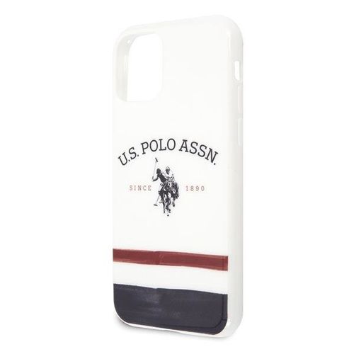 Us Polo Ushcn61Pcstrb Iphone 11 Biały/white Tricolor Pattern Collection na Arena.pl