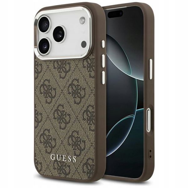 Etui Guess do Apple iPhone 17 Pro Max brązowy zdjęcie 1