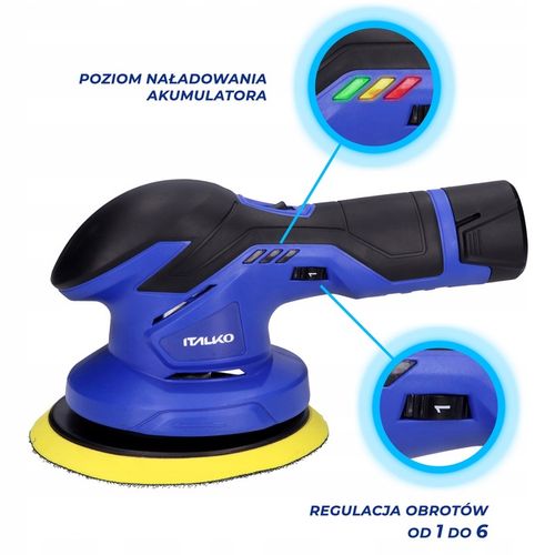 POLERKA SZLIFIERKA AKUMULATOROWA SAMOCHODOWA 12V na Arena.pl