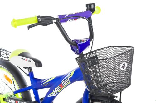 Rower 20 MEXLLER BMX niebiesko-seledyn. mat + koszyk 17r na Arena.pl